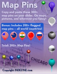 Map Pins for PowerPoint