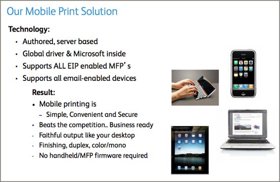 Example of arbitrary design, where nothing aligns with anything. There is no strong line that leads the eyes around the slide