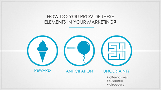 How do you provide these  elements in your marketing?