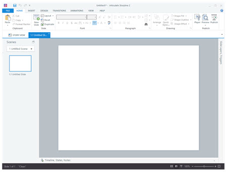Storyline 2 Interface