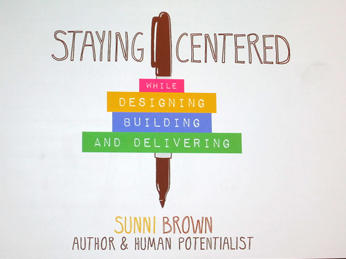 Staying Centered by Sunni Brown