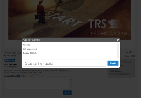Brainshark Sales Enablement Portal
