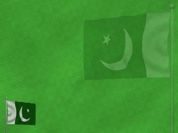 Pakistan Flag Title Content PowerPoint Template Pakistan Flag Title Content PowerPoint Template