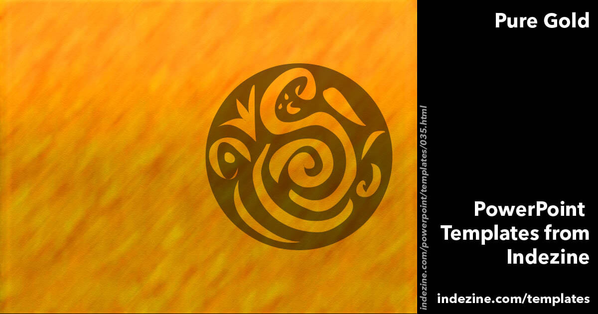 Pure Gold PowerPoint Templates