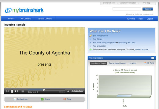 Uploaded Presentation