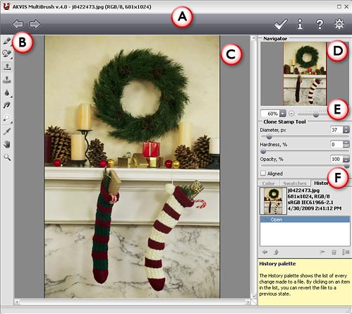 AKVIS MultiBrush Interface