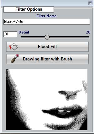 Filter Options dialog box