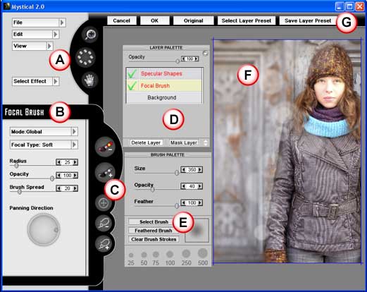 Mystical 2.0 interface