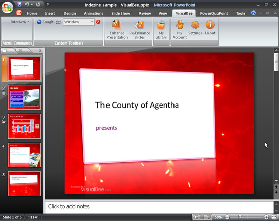 Enhanced presentation