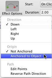Anchor and Unanchor Motion Paths