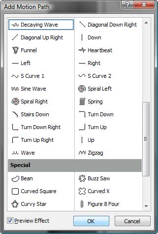 Add Motion Path