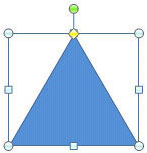Default fill and outline in a blank presentation
