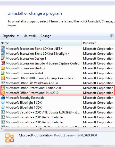 List of all programs installed on your computer