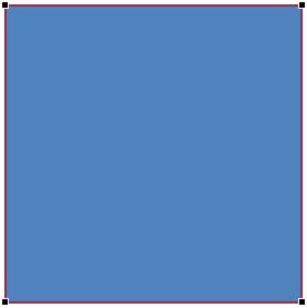 A Rectangle in Edit Points mode
