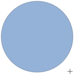 Drawing Circle with holding the shift key