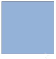 Drawing a square while holding the Shift key
