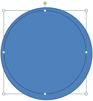Resized circle