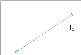 Line drawn on the slide