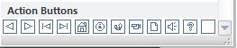 Action buttons category within the Shapes gallery