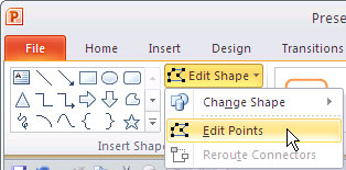Edit Points selected