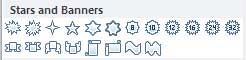 Stars and Banners in PowerPoint