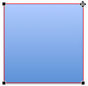 Cursor placed over the point