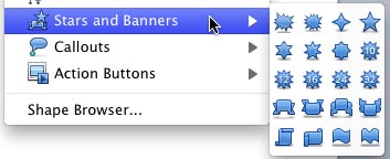 Stars and Banners in PowerPoint