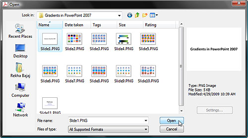 Open PNG 