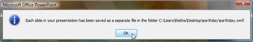 PowerPoint Message