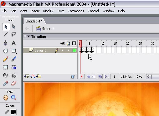 Imported images in sequence