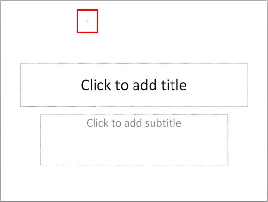 Cursor changed into a vertical line