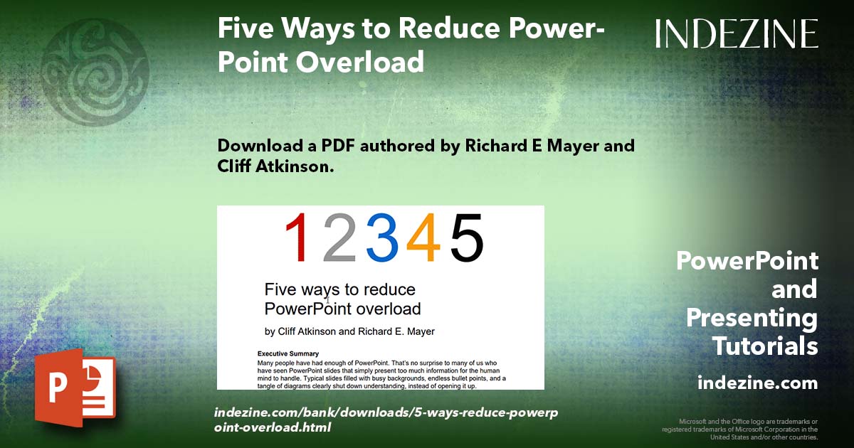 Five Ways to Reduce PowerPoint Overload