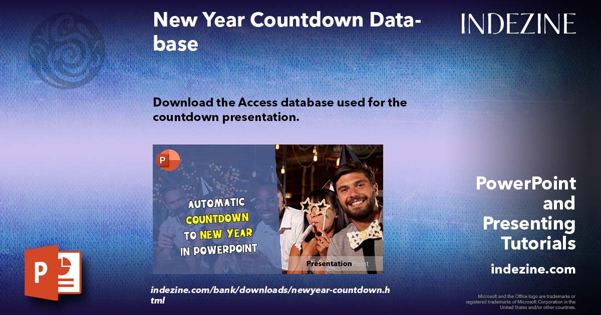 New Year Countdown Database
