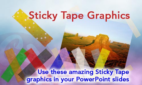 Sticky Tape Graphics for PowerPoint