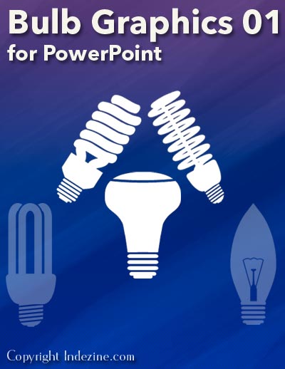 Light Bulb Clip Art for PowerPoint - 01