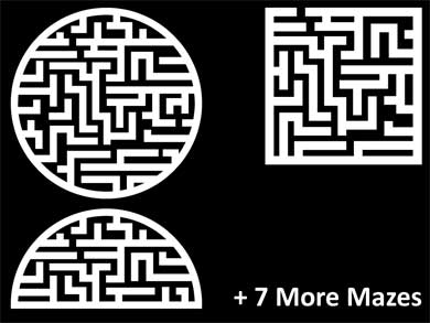 Mazes Graphics for PowerPoint – 01