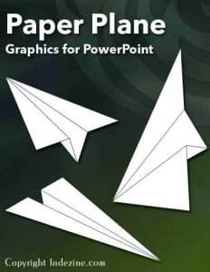 Paper Plane Graphics for PowerPoint - 01