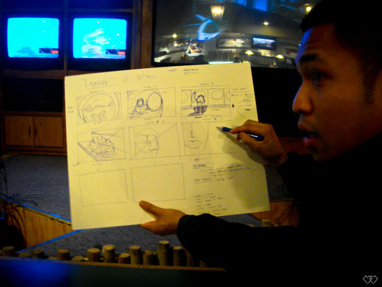 Storyboards capture ideas