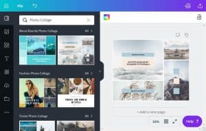 Canva’s Photo Collages