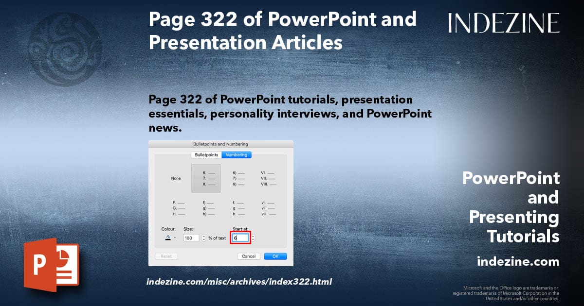 Page 322 of PowerPoint and Presentation Articles