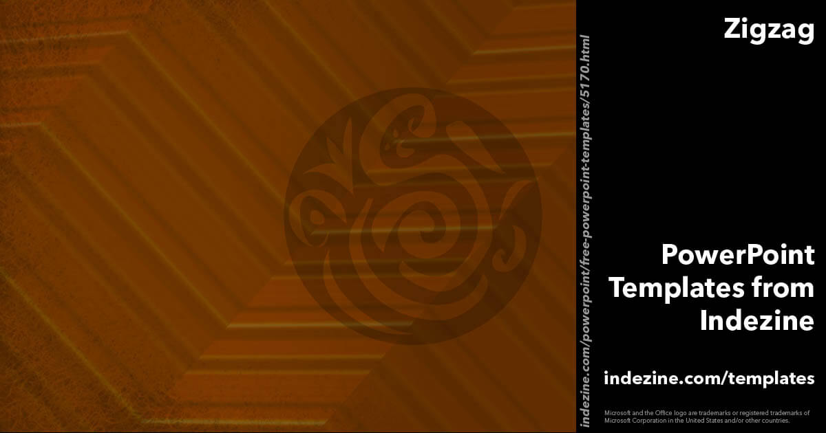 Zigzag 03 PowerPoint Template