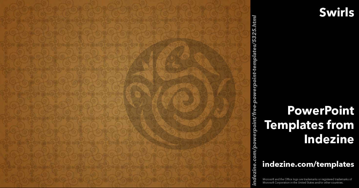 Swirls 01 PowerPoint Template