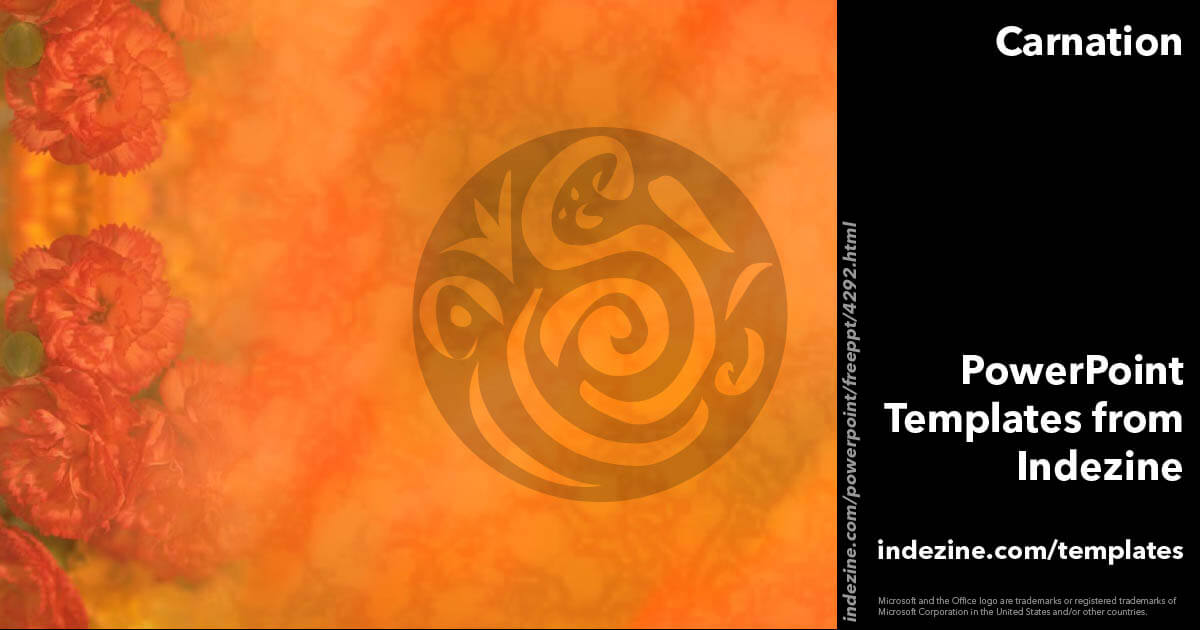 Carnation Ppt Template