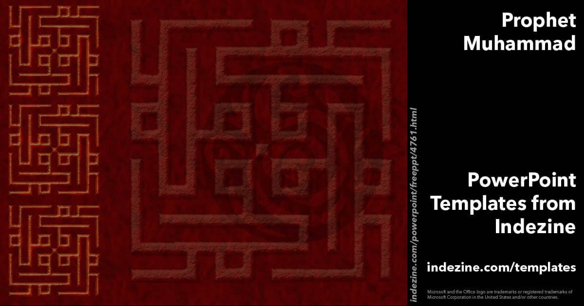 Prophet Muhammad 04 - PowerPoint Templates
