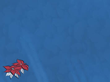 Poinsettia Title Content PowerPoint Template