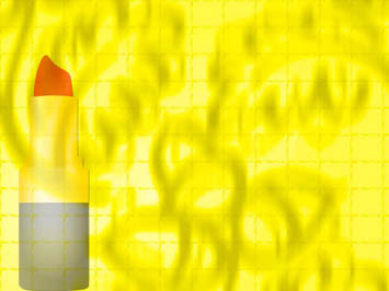 Lipstick Title Content PowerPoint Template