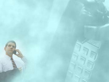 Telecom Title Content PowerPoint Template