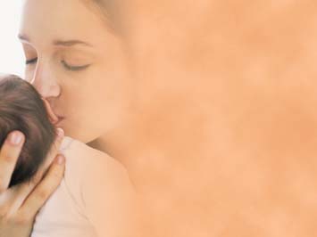 Childbirth Title Content PowerPoint Template