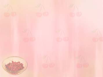 Cherry Title Content PowerPoint Template