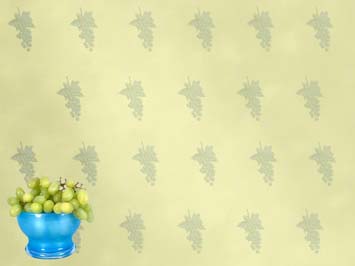 Grapes Title Content PowerPoint Template